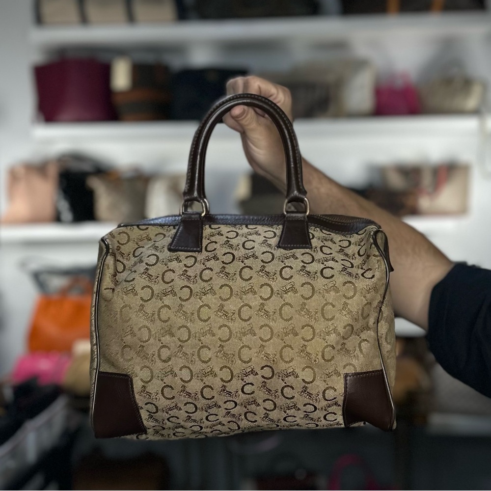 CELINE BROWN BOSTON BAG